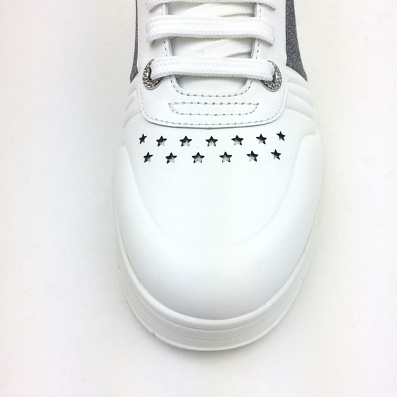 JIMMY CHOO Hawaii Lace-Up Sneaker sz 7 - Picture 15 of 15